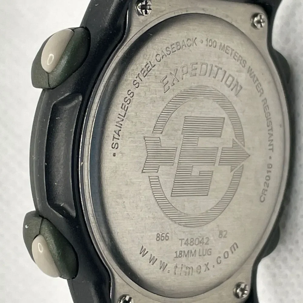 Timex Expedition T48042 Mens Brown Nylon/Leather Digital Dial Quartz Watch TMR71 - Picture 10 of 10
